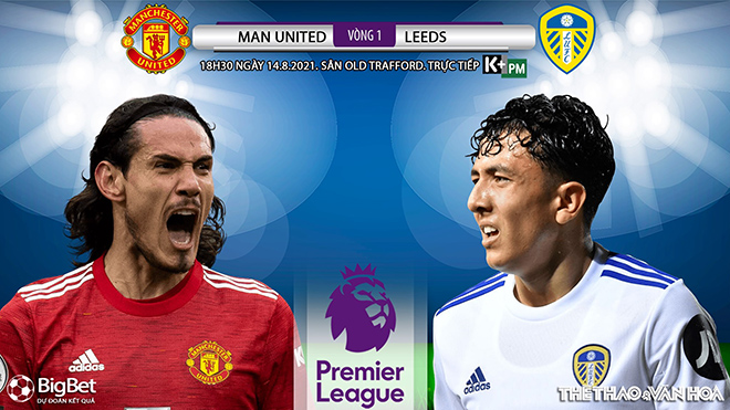 Soi kèo nhà cái MU vs Leeds và nhận định bóng đá Ngoại hạng Anh (18h30, 14/8)