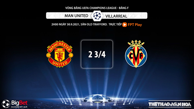 MU vs Villarreal, kèo nhà cái, soi kèo MU vs Villarreal, nhận định bóng đá, MU, Villarreal, keo nha cai, dự đoán bóng đá, Man United, kèo bóng đá, C1, Champions League