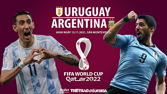 Nhận định bóng đá nhà cái Uruguay vs Argentina. Nhận định, dự đoán bóng đá vòng loại World Cup 2022 (6h00, 13/11)