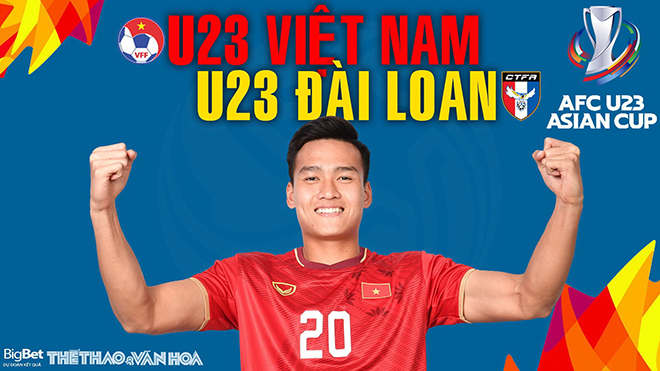 Nhận định bóng đá nhà cái U23 Việt Nam vs U23 Đài Loan. Nhận định, dự đoán bóng đá U23 Châu Á (17h00, 27/10)