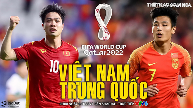 Nhận định bóng đá nhà cái ĐT Việt Nam vs Trung Quốc. Nhận định, dự đoán bóng đá World Cup 2022 (00h00, 8/10)