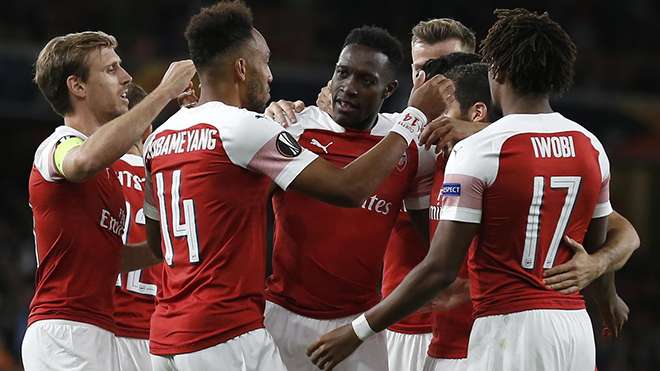Arsenal 4-2 Vorskla: Khởi đầu hoàn hảo của Unai Emery