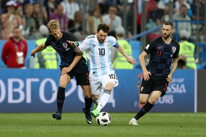 Croatia bắt chết Messi. Bí quyết ngăn chặn Messi. Croatia vs Argentina, HLV Croatia, Croatia 3-0 Argentina, Croatia, Argentina World Cup 2018, Lovren