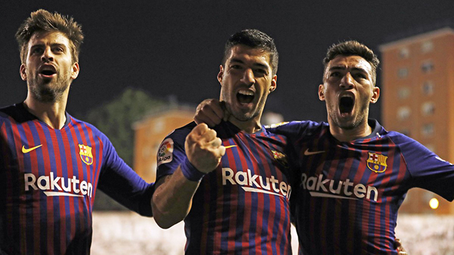 Video Rayo Vallecano 2-3 Barcelona: Luis Suarez tiếp tục sắm vai người hùng