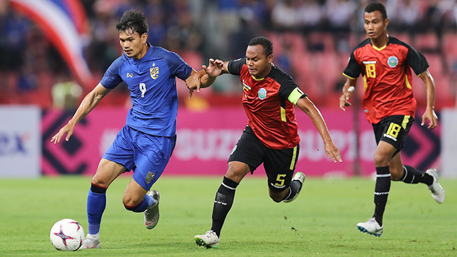 Timor Leste 0-7 Thái Lan: Tiền đạo Kraisorn ghi 6 bàn, ĐKVĐ phô diễn sức mạnh huỷ diệt