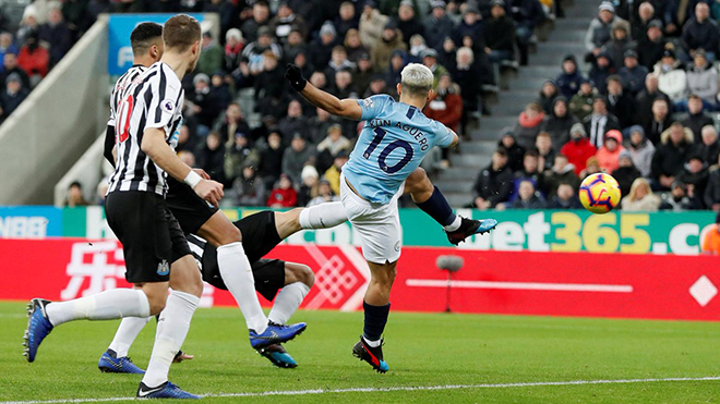 VIDEO bàn thắng Newcastle 2-1 Man City: ĐKVĐ nguy cơ bị Liverpool bỏ xa 7 điểm