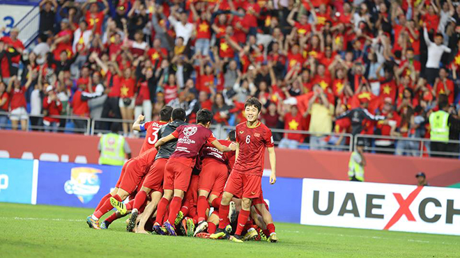 ĐT Việt Nam thăng tiến trên BXH FIFA sau Asian Cup 2019, lọt Top 16 châu Á