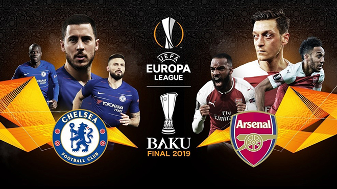 Link xem trực tiếp bóng đá Chelsea vs Arsenal (02h00, 30/5), chung kết Cúp C2/Europa League