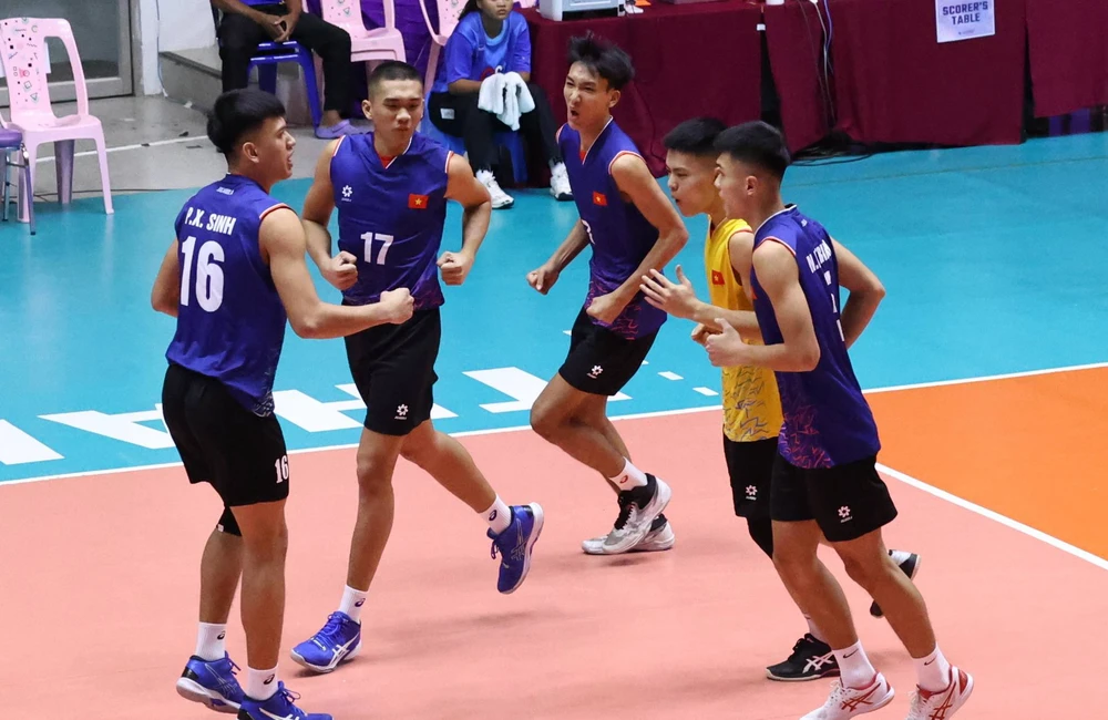 Bóng chuyền nam Việt Nam giành vị trí thứ 2 chung cuộc ở SEA V.League 2023