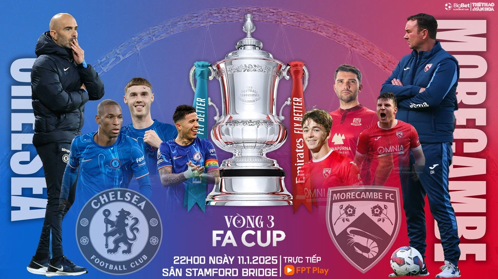 Soi Kèo, soi tỷ lệ Chelsea vs Morecambe 22h00 ngày 11/1, vòng 3 FA Cup - Ảnh 1.