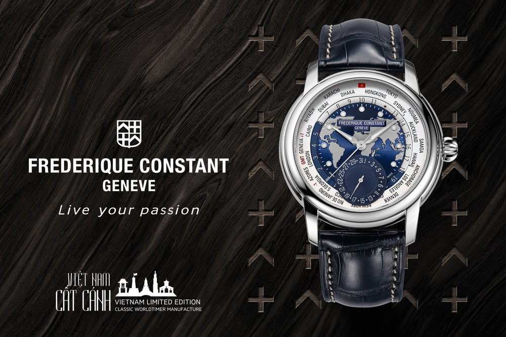 Frederique Constant ra mắt phiên bản giới hạn &quot;Việt Nam cất cánh&quot; vinh danh 50 năm thống nhất và 80 năm Quốc khánh - Ảnh 1.