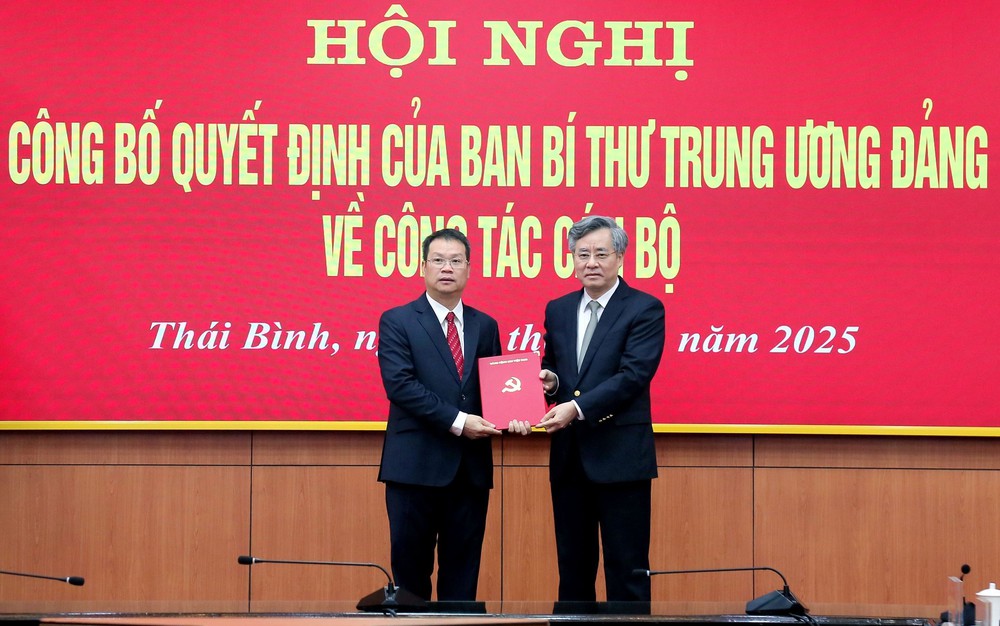 Ông Nguyễn Mạnh Hùng giữ chức Phó Bí thư Tỉnh ủy Thái Bình - Ảnh 1.