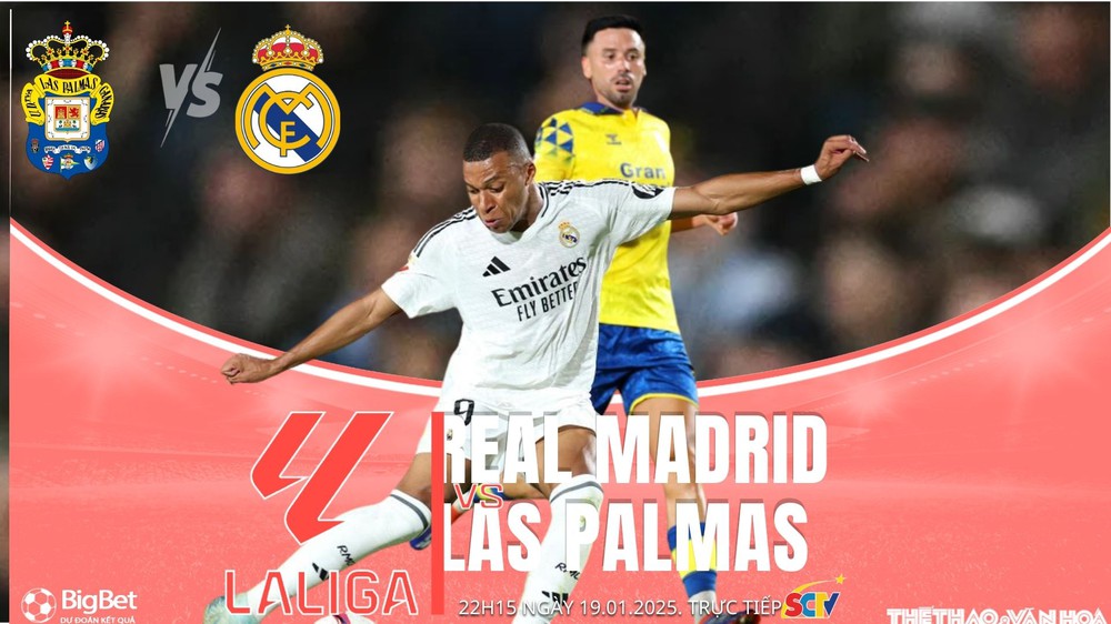 Soi Kèo, soi tỷ lệ Real Madrid vs Las Palmas 22h15 ngày 19/1, La Liga vòng 20 - Ảnh 1.