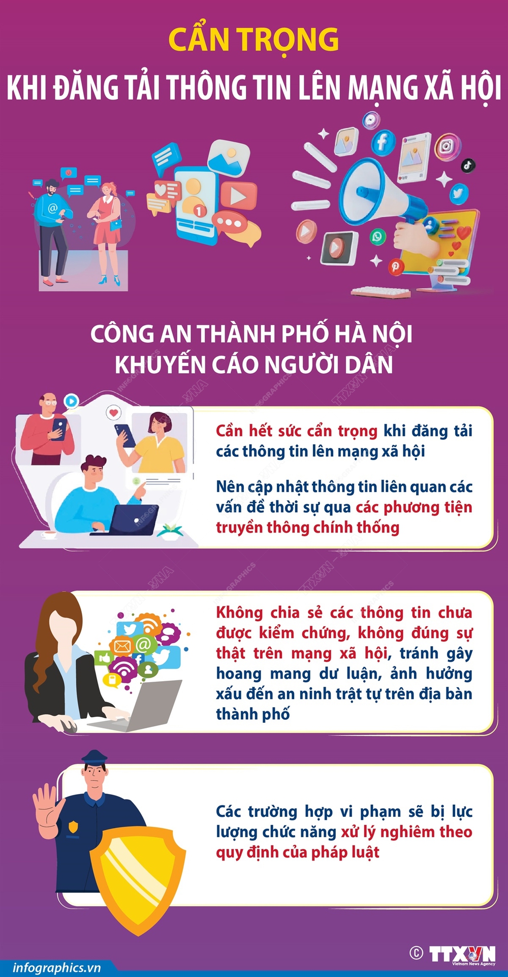 Cẩn trọng khi đăng tải thông tin lên mạng xã hội - Ảnh 1.