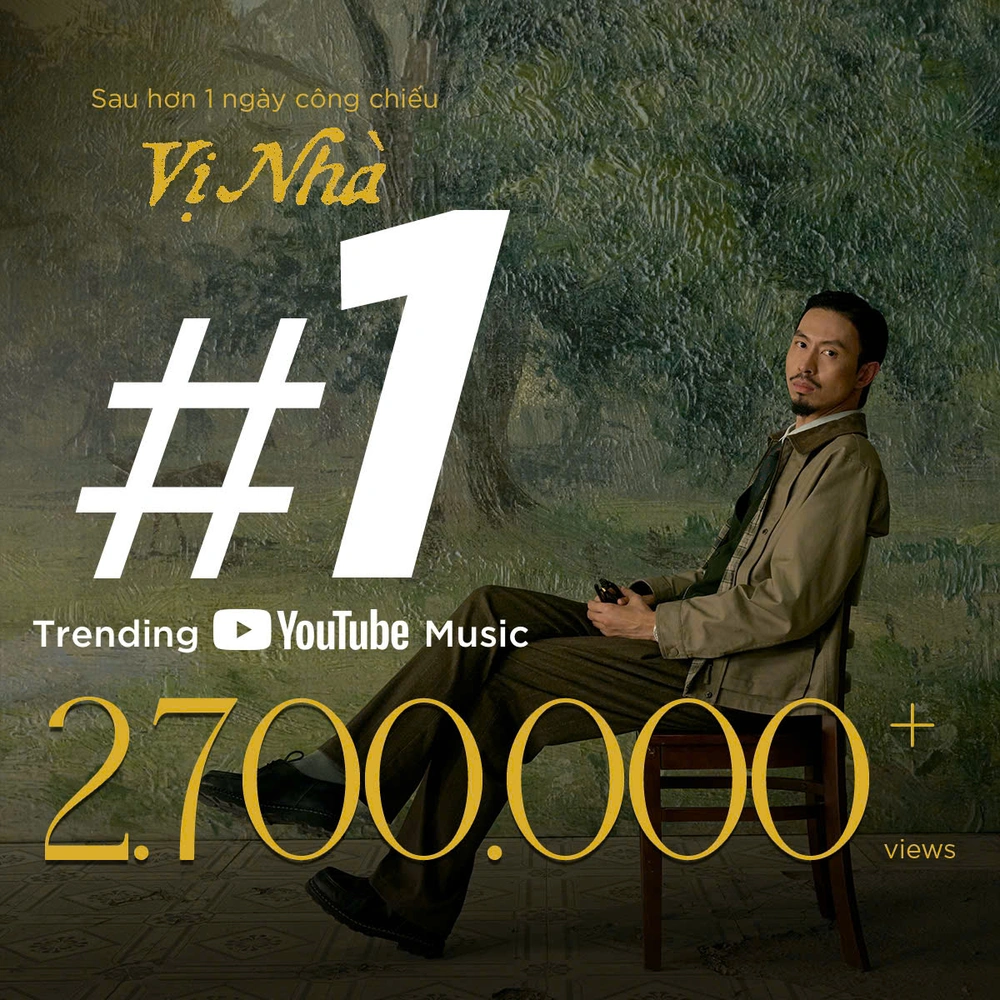 MV &quot;Vị nhà&quot; của Đen đạt top 1 Trending YouTube sau 1 ngày công chiếu - Ảnh 1.