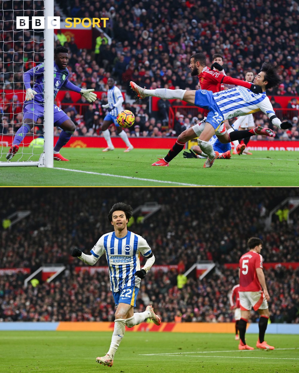 Onana 'tấu hài', Amad Diallo bất lực, MU thua đau Brighton ngay tại Old Trafford - Ảnh 2.