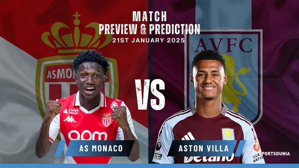 Nhận định, soi tỷ lệ Monaco vs Aston Villa 00h45 ngày 22/1, lượt trận thứ 7 Cúp C1 châu Âu  - Ảnh 1.