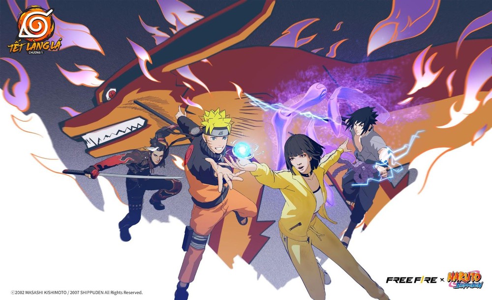 Free Fire và NARUTO SHIPPUDEN cùng đem đến sự kiện hợp tác IP anime bùng nổ nhất dòng game bắn súng sinh tồn! - Ảnh 2.