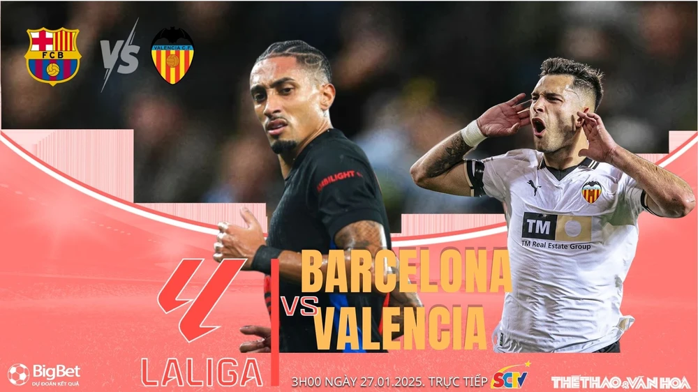 Nhận định, soi tỷ lệ Barcelona vs Valencia 03h00 ngày 27/01, vòng 21 La Liga - Ảnh 1.