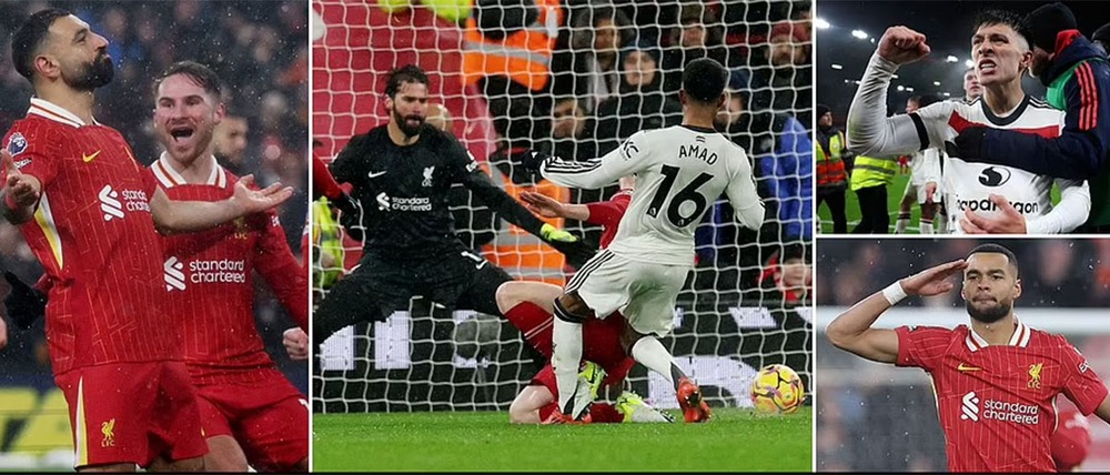 MU suýt tạo địa chấn ở Anfield sau màn rượt đuổi tỷ số ngoạn mục - Ảnh 1.