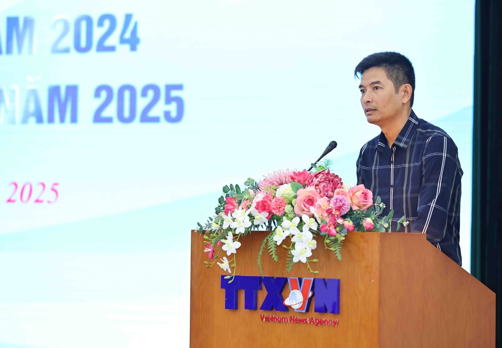 Thông tấn xã Việt Nam triển khai nhiệm vụ năm 2025 - Ảnh 6.