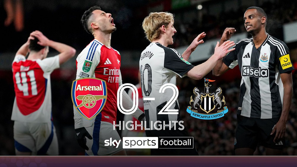 Thua cách biệt Newcastle ngay ở Emirates, Arsenal có nguy cơ bị loại khỏi Cúp Liên đoàn Anh - Ảnh 3.