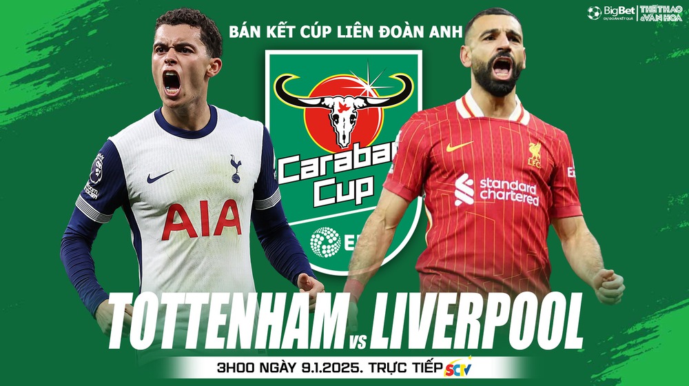 Soi Kèo, soi tỷ lệ Tottenham vs Liverpool 3h00 ngày 9/1, bán kết lượt đi Cúp Liên đoàn Anh - Ảnh 1.