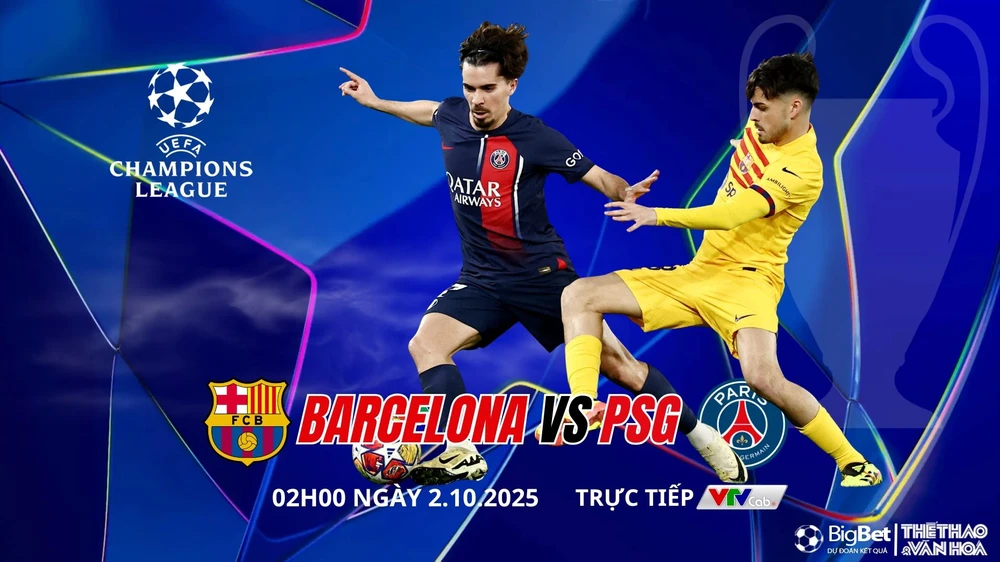 Nhận định, soi tỷ lệ Barcelona vs Paris St Germain 02h00 ngày 2/10, vòng phân hạng Cúp C1 châu Âu  - Ảnh 1.