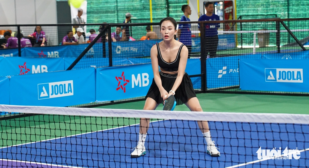 Nhiều 'bóng hồng' quyến rũ tham gia thi tài tại Giải pickleball quốc tế PPA Tour Asia 2025 - Ảnh 2.