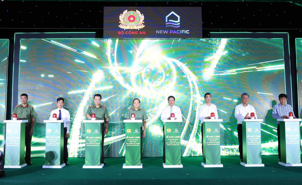 Khởi công dự án nhà ở cho lực lượng vũ trang Công an tại phường Thanh Liệt, Hà Nội - Ảnh 3.