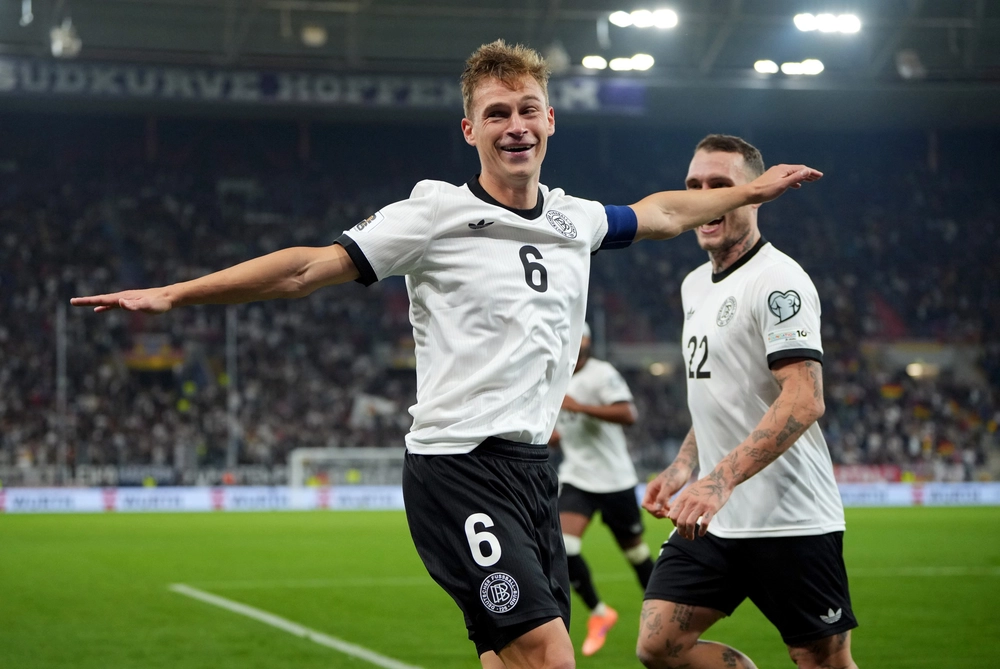 Vòng loại World Cup 2026, 01h45 ngày 14/10, sân Windsor Park, Bắc Ireland - Đức: Câu hỏi quen thuộc về Joshua Kimmich - Ảnh 1.