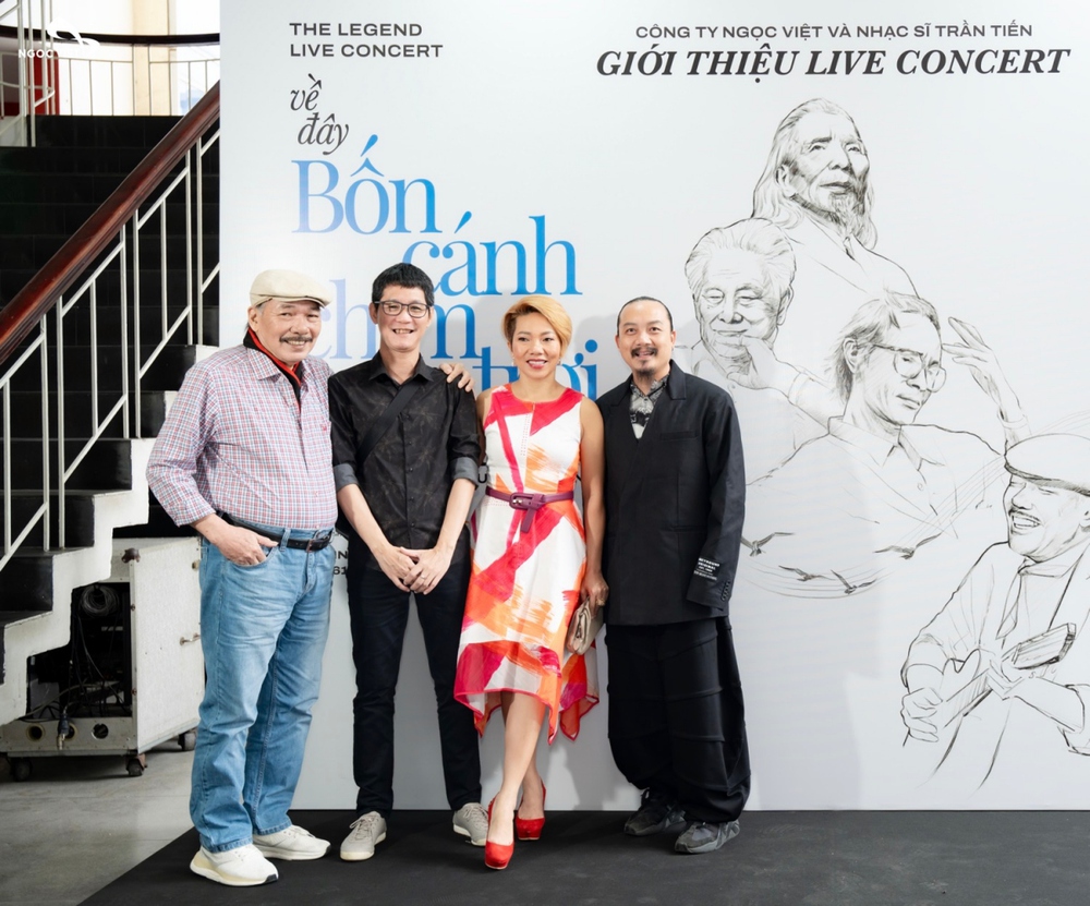 Lần đầu tiên 4 nhạc sĩ lớn “hội tụ” trong The Legend Live Concert - Ảnh 1.