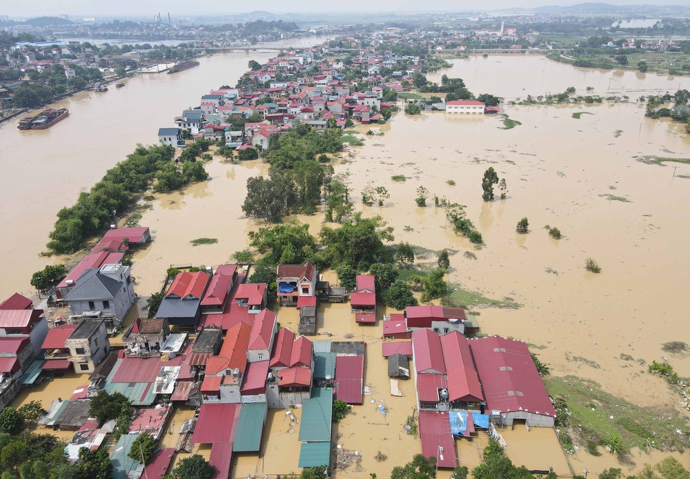Dự báo mưa lớn có thể gây ngập úng tại các vùng trũng, thấp ở một số nơi - Ảnh 1.