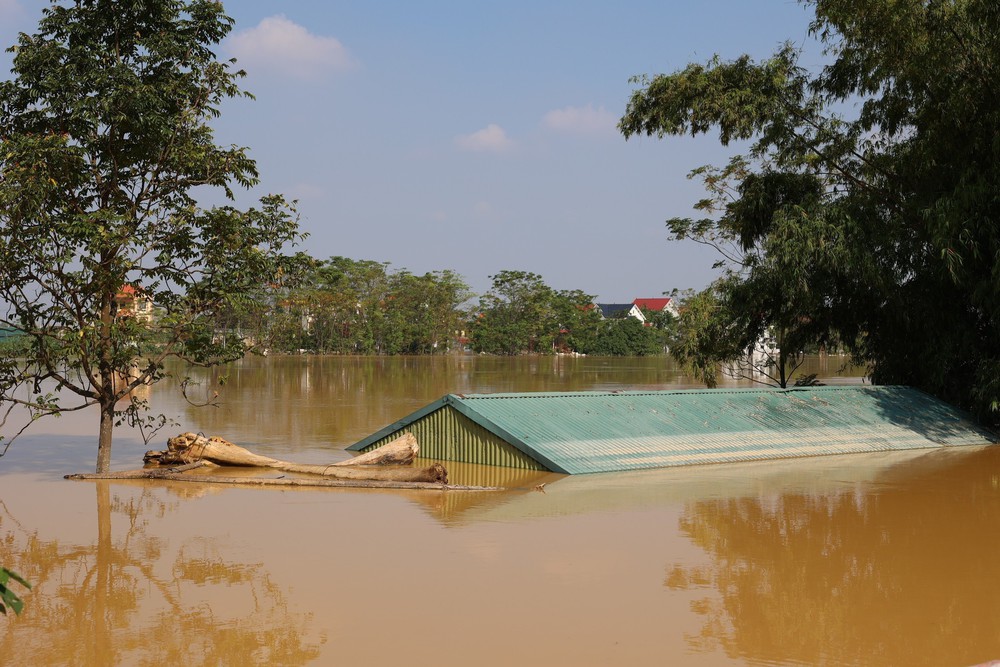 Cập nhật tình hình lũ lụt và công tác cứu trợ ngày 12/10 - Ảnh 1. Cập nhật tình hình lũ lụt và công tác cứu trợ ngày 12/10 - Ảnh 1.