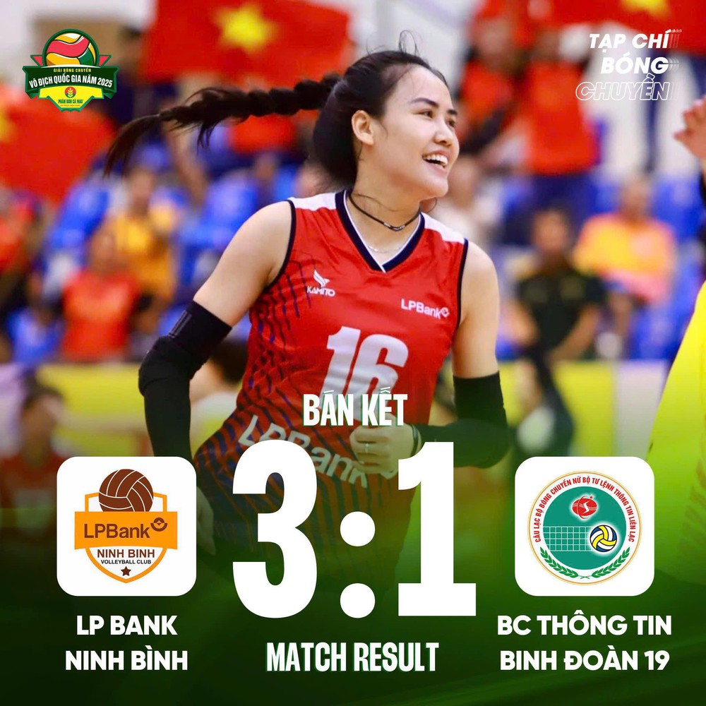 Thắng thuyết phục Thông tin Binh đoàn 19, đội Bích Tuyền lọt vào chung kết bóng chuyền quốc gia - Ảnh 1.