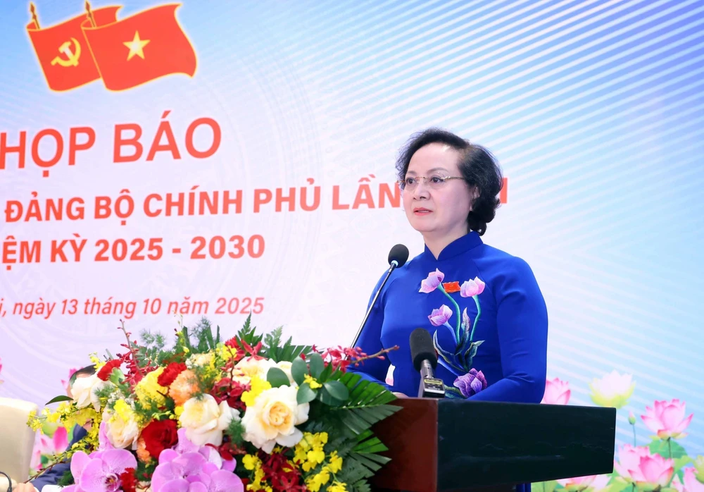 Họp báo Đại hội Đảng bộ Chính phủ: 6 giải pháp thực hiện mục tiêu tinh gọn, hiệu năng, hiệu lực, hiệu quả, kiến tạo phát triển - Ảnh 1.