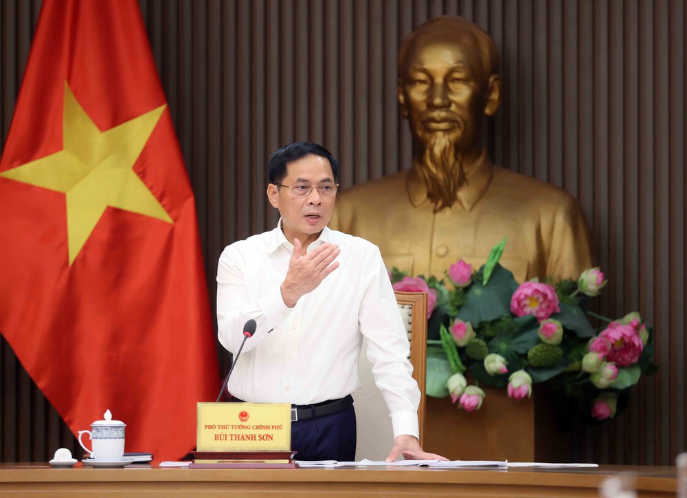 Phó Thủ tướng Chính phủ Bùi Thanh Sơn chủ trì phiên họp của Ban Chỉ đạo Lễ mở ký Công ước Hà Nội - Ảnh 2.