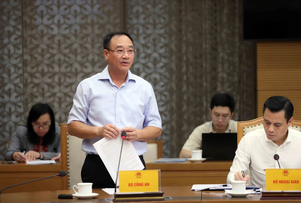Phó Thủ tướng Chính phủ Bùi Thanh Sơn chủ trì phiên họp của Ban Chỉ đạo Lễ mở ký Công ước Hà Nội - Ảnh 3.