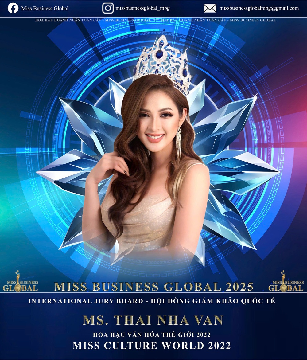 Hoa hậu Thái Nhã Vân lần thứ ba ngồi ghế nóng Miss Business Global 2025  - Ảnh 1.