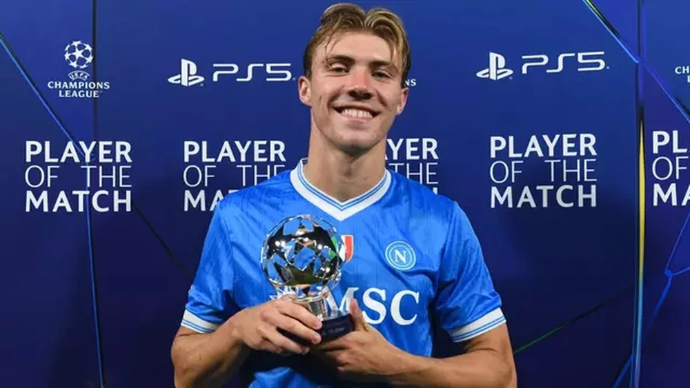Napoli: Conte đã tái sinh Rasmus Højlund thế nào? - Ảnh 1.