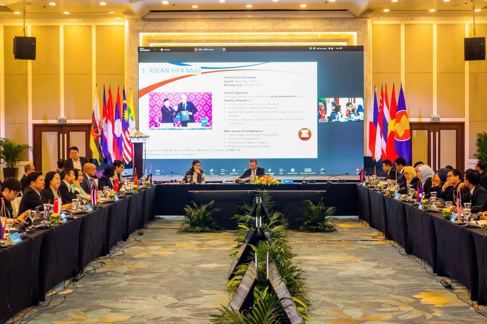 Đẩy mạnh hợp tác phát triển bóng đá toàn diện giữa ASEAN với FIFA - Ảnh 1.