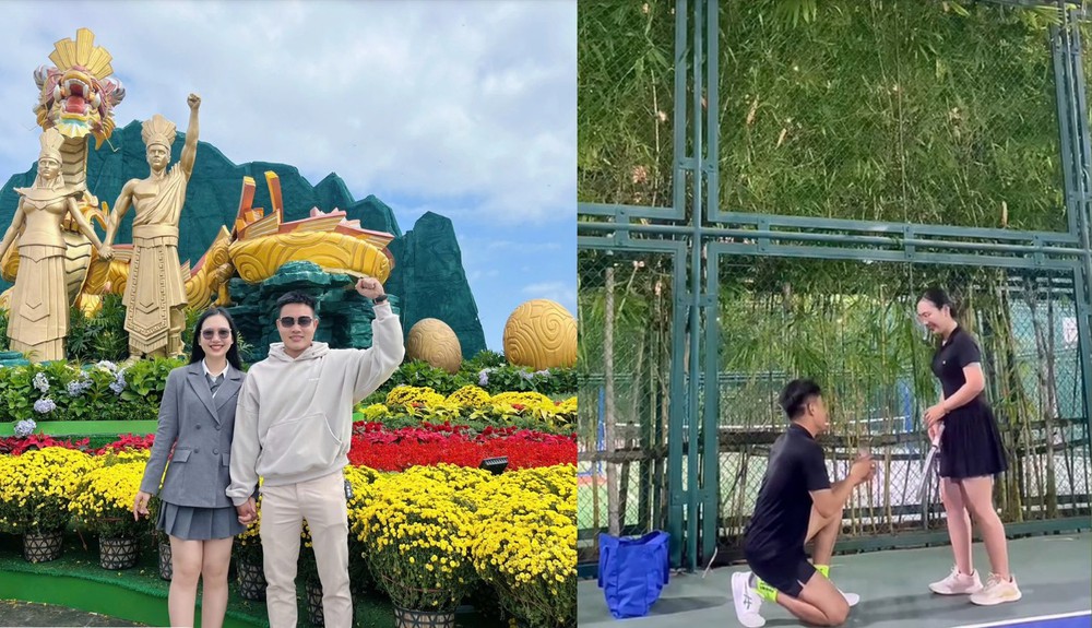Cô gái được 'thầy' cầu hôn ngay trên sân pickleball ở TP.HCM - Ảnh 2.