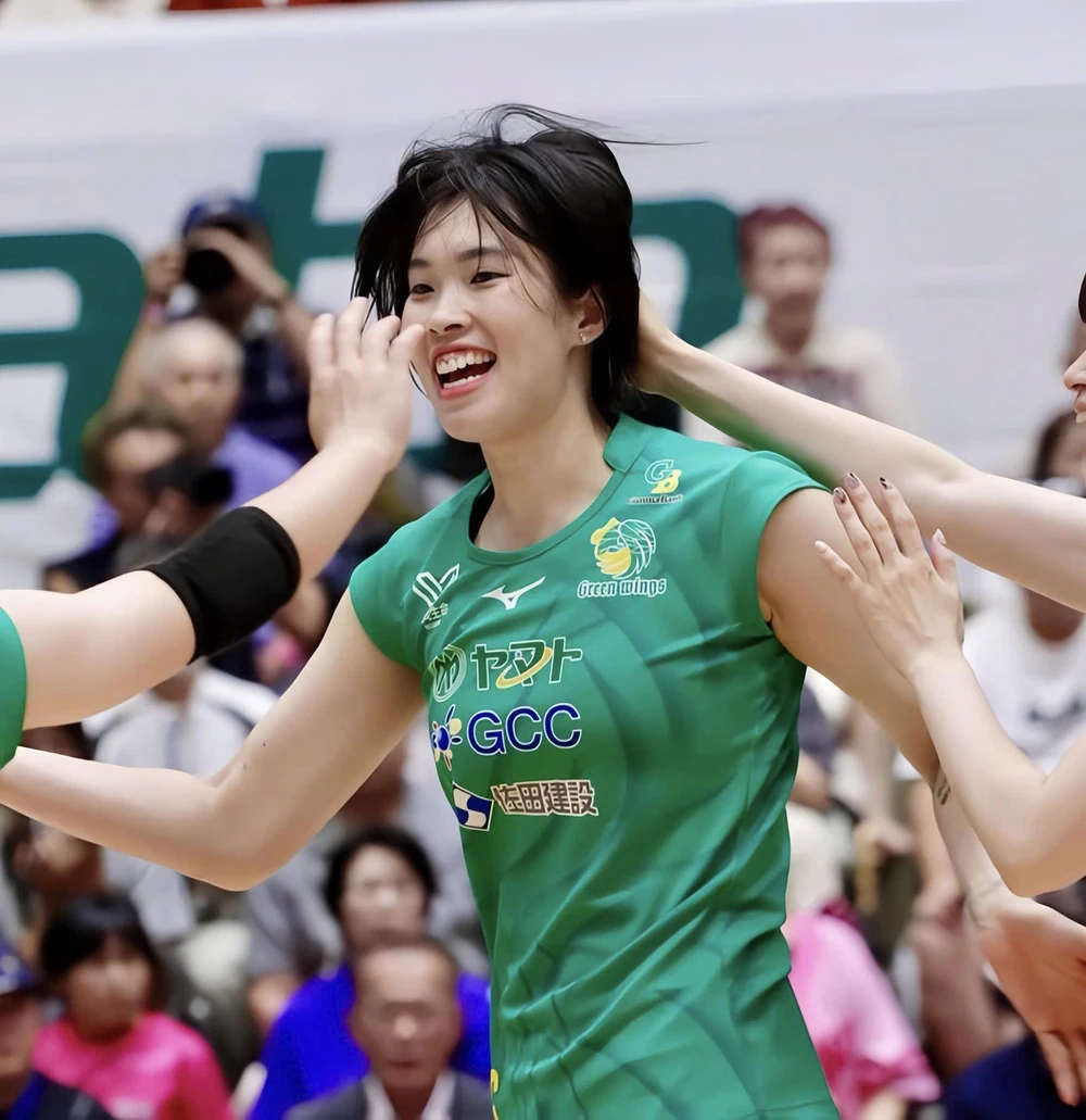 Thanh Thúy khởi đầu khá ấn tượng trong màu áo CLB Gunma Green Wings ở giải VĐQG mùa 2025-2026