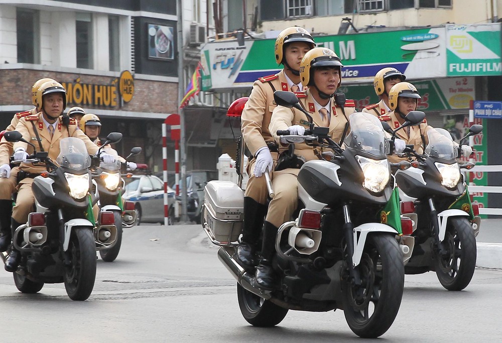 Hà Nội: Phân luồng giao thông phục vụ Đại hội Đại biểu lần thứ XVIII Đảng bộ thành phố - Ảnh 1.