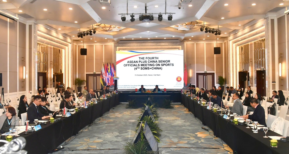 Khai mạc Hội nghị Quan chức cấp cao ASEAN + Trung Quốc về thể thao lần thứ 4 - Ảnh 1.