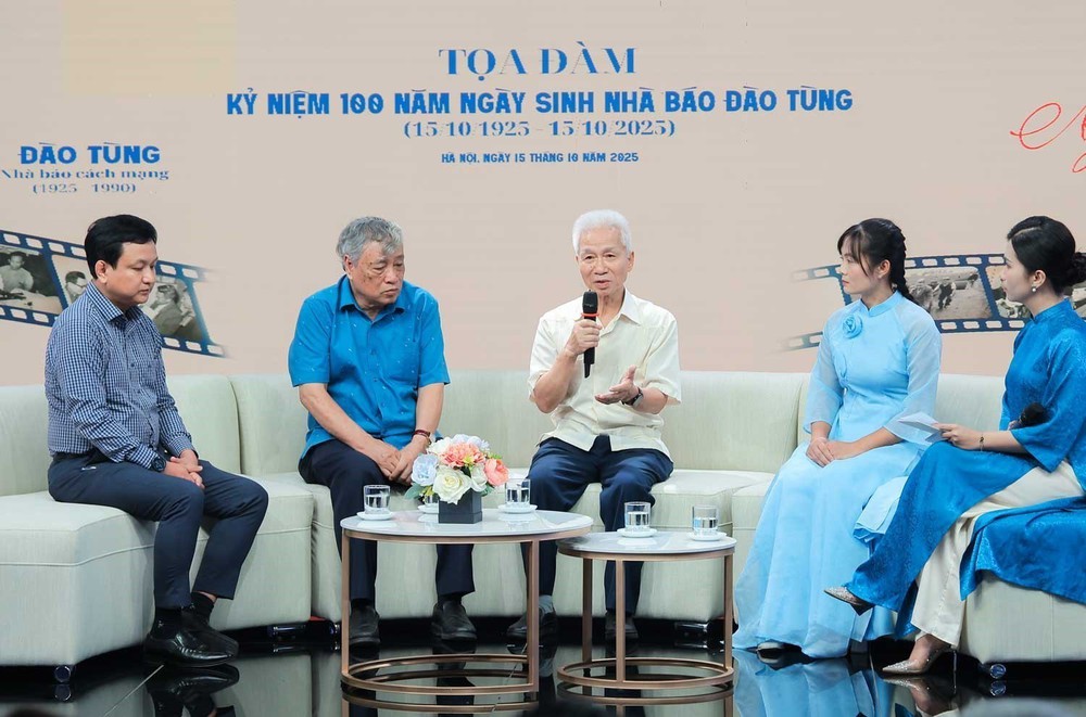 Toạ đàm “Kỷ niệm 100 năm Ngày sinh nhà báo Đào Tùng” - Ảnh 6.