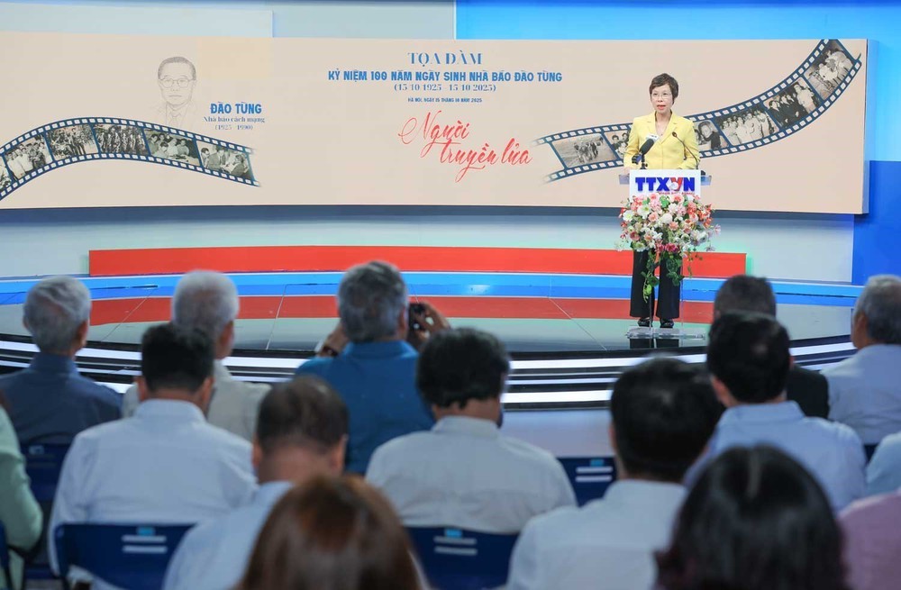 Toạ đàm “Kỷ niệm 100 năm Ngày sinh nhà báo Đào Tùng” - Ảnh 2.