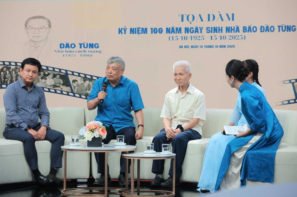 Toạ đàm “Kỷ niệm 100 năm Ngày sinh nhà báo Đào Tùng” - Ảnh 5.
