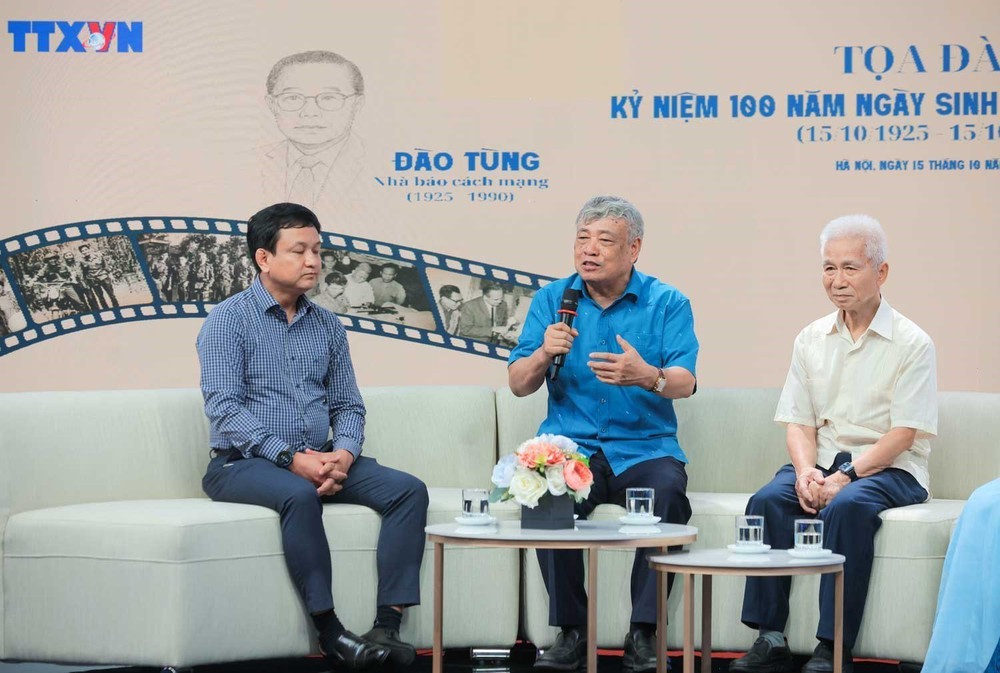Toạ đàm “Kỷ niệm 100 năm Ngày sinh nhà báo Đào Tùng” - Ảnh 4.