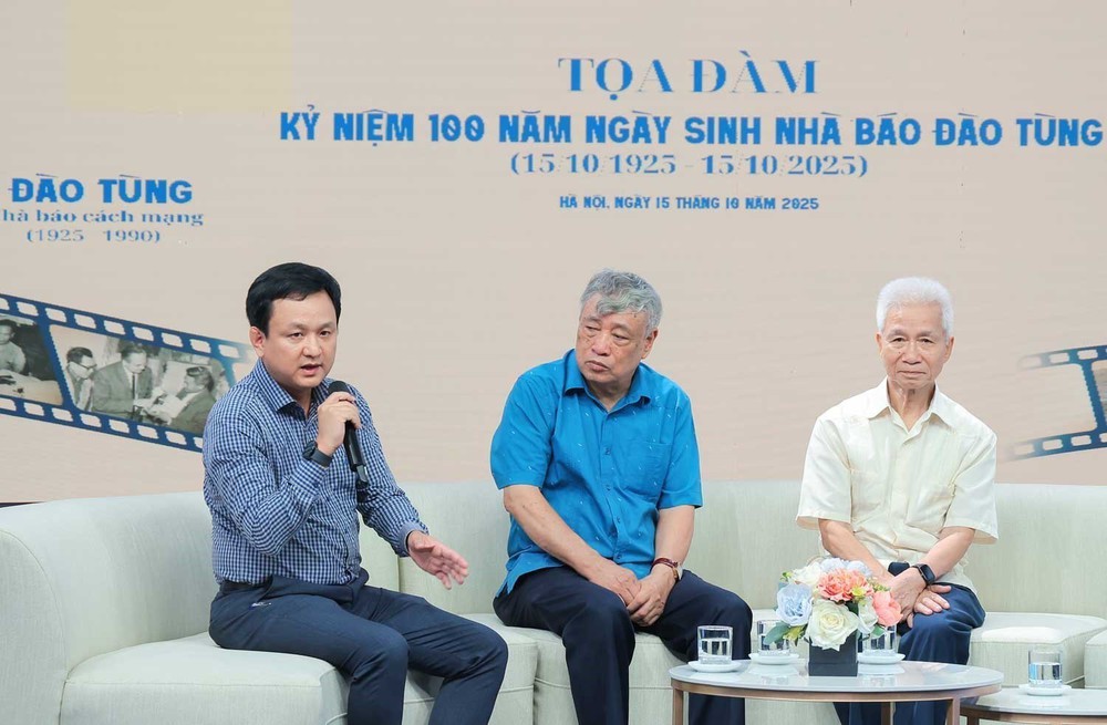 Toạ đàm “Kỷ niệm 100 năm Ngày sinh nhà báo Đào Tùng” - Ảnh 7.